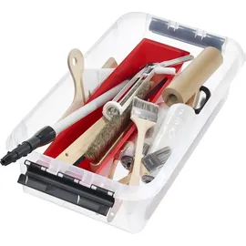 orthex Aufbewahrungsbox CLASSIC 35 31 l 1-tlg. transparent/schwarz