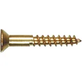 The Hillman Group 2722 Flache Kreuzschlitz-Holzschraube aus Messing, 20er Pack