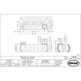 Graf Platin XL Flachtank 10000 l schwarz