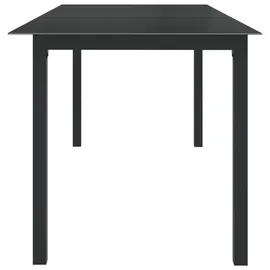 vidaXL Garten-Essgruppe 9-tlg. anthrazit 3070641