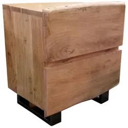 SIT Nachtkonsole »ALBERA«, Akazienholz/Metall - braun
