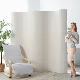 Homestyle4u Paravent Raumteiler 250x200 cm 305