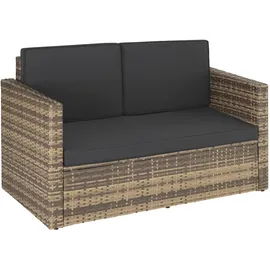 Tectake tectake® Rattan Lounge Korfu 
1