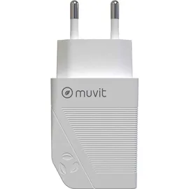Muvit MCPAK0001, Drinnen, AC, 1,2 m, Weiß - Weiß