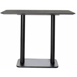 COCO Maison Brest Bartisch Stone Anthrazit Schwarz 120x75cm