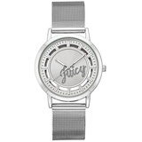 Juicy Couture Uhr JC/1217SVSV Damen Armbanduhr Silber