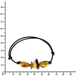 Ostsee-Schmuck Urte Armband braun 19 cm