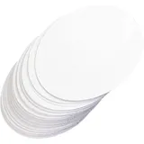 FashionCha 100 Stück Button Rohling Papier Als Bastelzubehör Papierscheiben für Buttonmaschine Zur Anstecknadeln Herstellung für Persönliche Geschenke Und Handg, 58MM