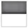 vidaXL Insektenschutz-Plissee für Fenster 120 x 120 cm Grau/Schwarz