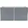 vidaXL Hochbeet 160 x 80 x 45 cm Grau
