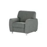 Smart Relaxsessel Valencia Flachgewebe 96 x 90 x 93 cm Grau