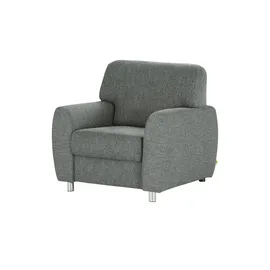 Smart Relaxsessel Valencia Flachgewebe 96 x 90 x 93 cm Grau