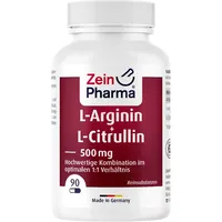ZeinPharma L-Arginin + L-Citrullin 500 mg