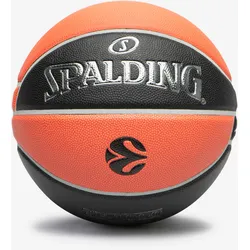Basketball Spalding TF1000 Euroleague Grösse 7 orange/schwarz, EINHEITSFARBE, S