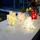 CCLIFE LED Kerzen Set mit Fernbedienung Timer Funktion 300 Stunden flackernde Paraffin Echtwachs,mit Lichterkette