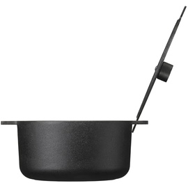 Skeppshult Gusseisen Bräter Noir 25 cm, Pfanne + Kochtopf, Schwarz