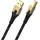 Oehlbach USB-A auf USB-B 0,5 m Schwarz/Gold