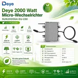 Deye 2000W Mikro-Wechselrichter 3. Generation WLAN-Mikroinverter WLAN-Antenne