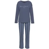 vivance dreams by lascana Pyjama Blau-gestreift 32/34