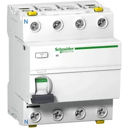 1St. Schneider Electric A9Z24425 Fehlerstrom-Schutzschalter iID, 4P, 25A , 300mA...