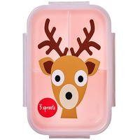 3 sprouts Bento Box - Pink Deer