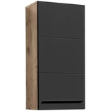 MID.YOU Hängeschrank Schwarz, , Maße cm, hängend, Badezimmer, Badezimmerschränke, Hängeschränke