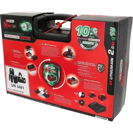 KS Tools eMONSTER Akku-Bohrschrauber Set inkl. 2 x 2,0 Ah + Ladegerät