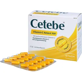 Cetebe Vitamin C retard 500 mg Kapseln 120 St.