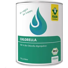 Raab Vitalfood Bio Chlorella Pulver 150 g
