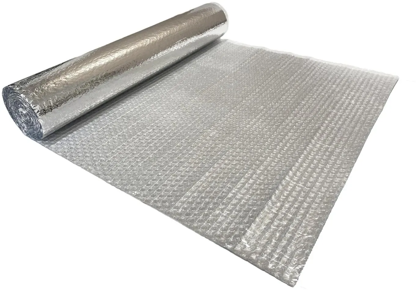 ALU-TOP Luftpolsterfolie 120cm x  1m, PET mit ALU metallisiert, 4-lagig, 230my
