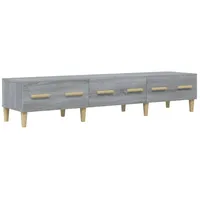 Furnicato TV-Schrank Grau Sonoma 150x34,5x30 cm Holzwerkstoff