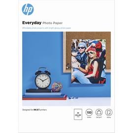 HP Everyday Fotopapier weiß, A4, 170g/m2, 100 Blatt