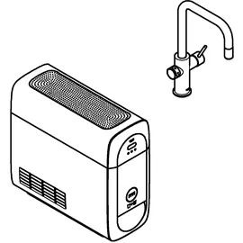 Grohe Blue Home U-Auslauf Starter Kit supersteel 31543DC0