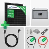Balkonkraftwerk 1840W mit NEXA 2000 Speicher 2 kWh | Mini PV Anlage Steckdose | JA Solar 460W Glas-Glas Module - inkl. 0 % MwSt. für Privatkunden