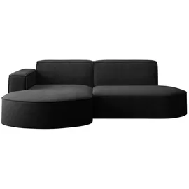 kaiser möbel Ecksofa mit runden Abschlüssen aus Cordstoff & Couches, Wohnlandschaften, Ecksofas