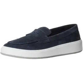 Marco Tozzi Guido Maria Kretschmer Herren Slipper aus Leder mit dicker Sohle, Blau (Navy), 44 EU