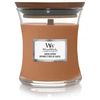 Woodwick Santal Myrrh Duftkerze 85 g braun
