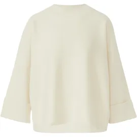 Comma, Strickponcho mit Stehkragen Beige M