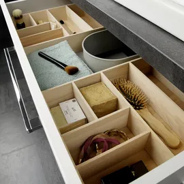 Fackelmann Schubladen-Box 26 x 7 x 32 cm 1-tlg. braun
