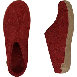 Glerups Pantoffeln Rot 35