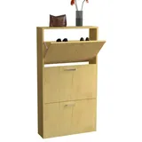 VCM Holz Regal Schuhschrank Schuhkipper Sulos M