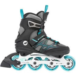 K2 Damen Inlineskates ALEXIS 80 ALU gray_cyan, gray_cyan, 39 1⁄2