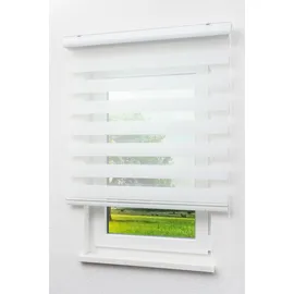 Lysel - Qualitätsdoppelrollo weiß, (B x H) 180cm x 175cm in weiß