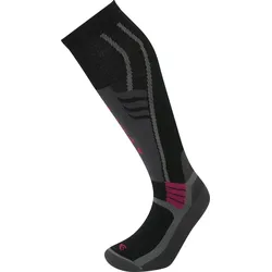 Ski-Socken T3 Damen Ski Superlight black-pink 34/37