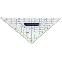 LINEX Geometrie-Dreieck 2621GH 22,5 cm Transparent