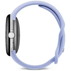 Google Pixel Watch 4 41 mm Aluminiumgehäuse Matte Black/Sportarmband Iris
