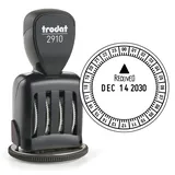 Trodat Classic Uhrzeitstempel 50 mm Schwarz