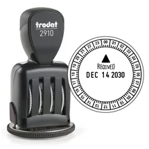 Trodat Classic Uhrzeitstempel 50 mm Schwarz