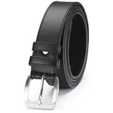 BEZLIT Ledergürtel elegant schwarz 140