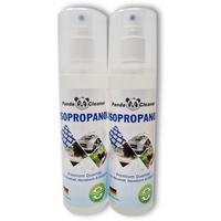PandaCleaner Isopropanol/Reinigungsalkohol - 1000ml / 2000ml / 3000ml - Reinigungsflüssigkeit für Haushalt, Handwerk & Industrie - Mit Dosiervorrichtung (2x250ml Spray)